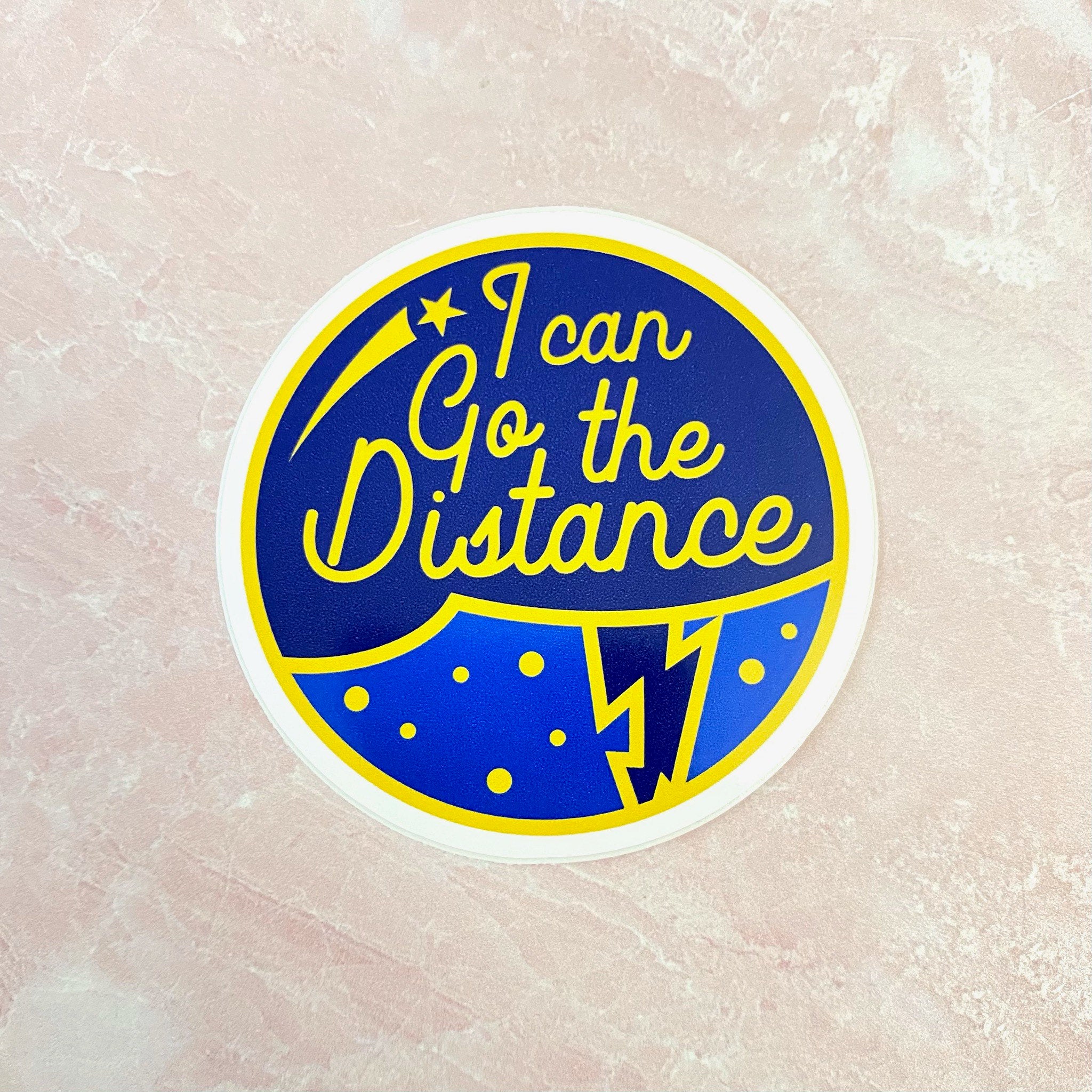 Hero Distance Sticker Go the Distance Sticker – Charmed & Cozy